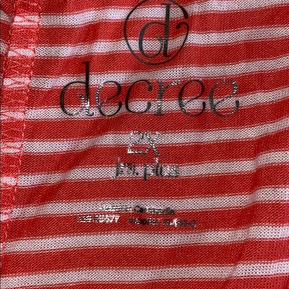 Coral White Stripe 2XL - Picture 2 of 5